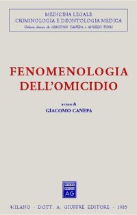 cover of the book Fenomenologia dell'omicidio