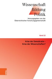 cover of the book Krise der Demokratie - Krise der Wissenschaften?