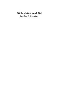 cover of the book Weiblichkeit und Tod in der Literatur