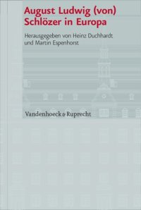 cover of the book August Ludwig (von) Schlözer in Europa