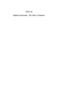 cover of the book The Odes of Solomon: An Analysis of the Poetical Structure and Form