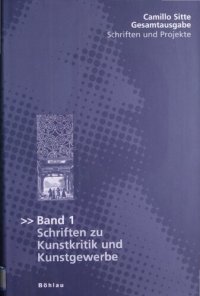 cover of the book Schriften zu Kunstkritik und Kunstgewerbe