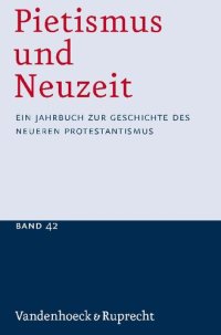 cover of the book Pietismus und Neuzeit Band 42 – 2016