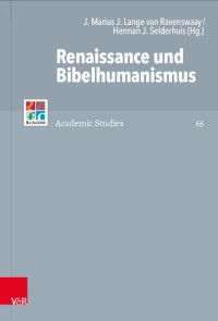 cover of the book Renaissance und Bibelhumanismus