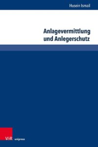 cover of the book Anlagevermittlung und Anlegerschutz