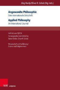 cover of the book Applied Philosophy. An International Journal: Volume 1,2018: Science and Enlightenment