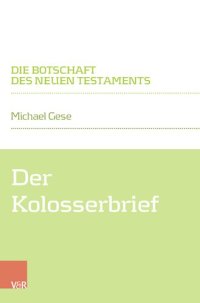 cover of the book Der Kolosserbrief