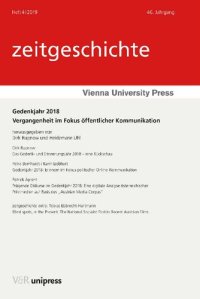 cover of the book Gedenkjahr 2018: Vergangenheit im Fokus öffentlicher Kommunikation