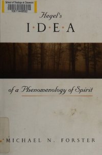 cover of the book Hegel's Idea of a Phenomenology of Spirit