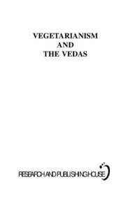 cover of the book Vegetarianism and the Vedas