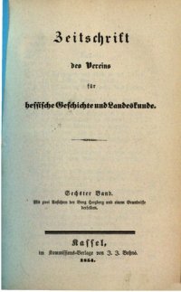 cover of the book Zeitschrift des Vereins für hessische Geschichte und Landeskunde