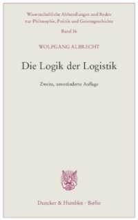 cover of the book Die Logik der Logistik