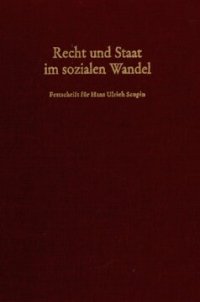 cover of the book Recht und Staat im sozialen Wandel: Festschrift für Hans Ulrich Scupin zum 80. Geburtstag