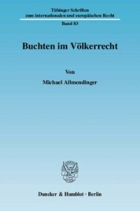 cover of the book Buchten im Völkerrecht