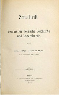 cover of the book Zeitschrift des Vereins für hessische Geschichte und Landeskunde