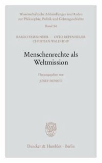 cover of the book Menschenrechte als Weltmission.: Herausgegeben:Isensee, Josef