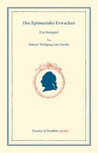 cover of the book Des Epimenides Erwachen: Ein Festspiel