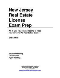 cover of the book New Jersey Real Estate License Exam Prep