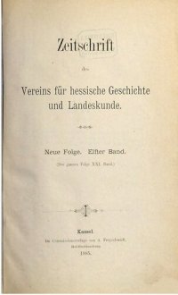 cover of the book Zeitschrift des Vereins für hessische Geschichte und Landeskunde