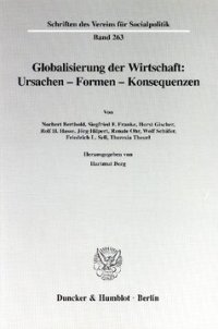 cover of the book Globalisierung der Wirtschaft: Ursachen - Formen - Konsequenzen