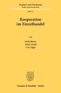 cover of the book Kooperation im Einzelhandel