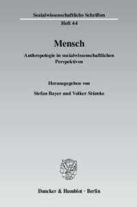 cover of the book Mensch: Anthropologie in sozialwissenschaftlichen Perspektiven