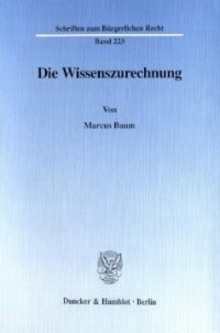 cover of the book Die Wissenszurechnung