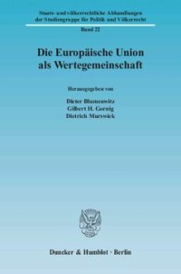 cover of the book Die Europäische Union als Wertegemeinschaft