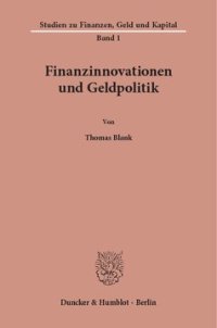 cover of the book Finanzinnovationen und Geldpolitik