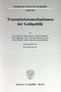 cover of the book Transmissionsmechanismen der Geldpolitik