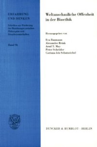 cover of the book Weltanschauliche Offenheit in der Bioethik