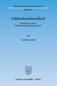 cover of the book Güterstandswechsel: Schenkung im Sinne des Pflichtteilsergänzungsrechts?