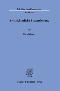 cover of the book Zivilrichterliche Prozessleitung