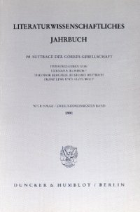 cover of the book Literaturwissenschaftliches Jahrbuch: 32. Band (1991)