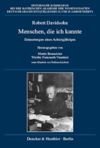 cover of the book Menschen, die ich kannte: Erinnerungen eines Achtzigjährigen