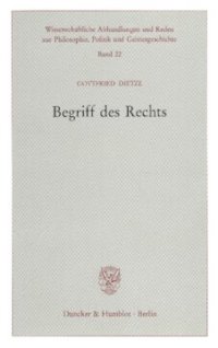 cover of the book Begriff des Rechts