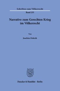 cover of the book Narrative zum Gerechten Krieg im Völkerrecht