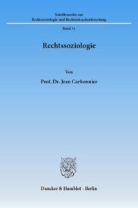 cover of the book Rechtssoziologie