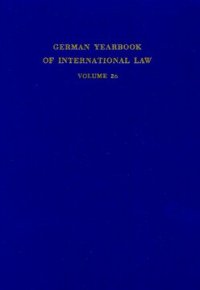 cover of the book German Yearbook of International Law / Jahrbuch für Internationales Recht: Vol. 26 (1983)