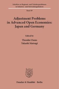 cover of the book Adjustment Problems in Advanced Open Economies: Japan and Germany