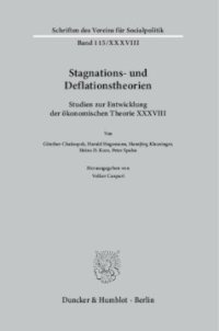 cover of the book Stagnations- und Deflationstheorien: Studien zur Entwicklung der ökonomischen Theorie