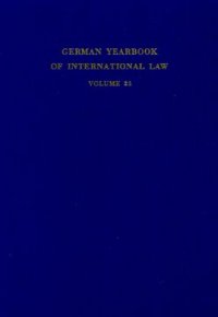 cover of the book German Yearbook of International Law / Jahrbuch für Internationales Recht: Vol. 25 (1982)