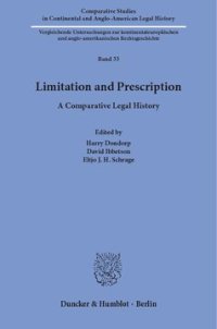 cover of the book Limitation and Prescription: A Comparative Legal History