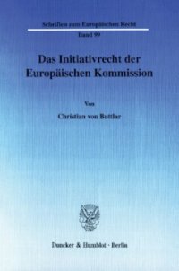 cover of the book Das Initiativrecht der Europäischen Kommission