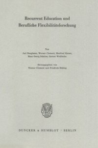 cover of the book Recurrent Education und Berufliche Flexibilitätsforschung