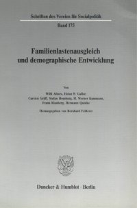 cover of the book Familienlastenausgleich und demographische Entwicklung