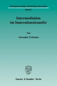 cover of the book Intermediation im Innovationstransfer