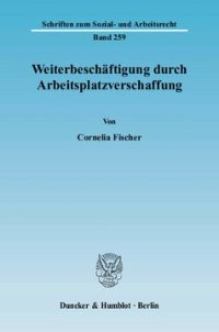 cover of the book Weiterbeschäftigung durch Arbeitsplatzverschaffung