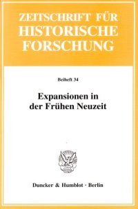 cover of the book Expansionen in der Frühen Neuzeit