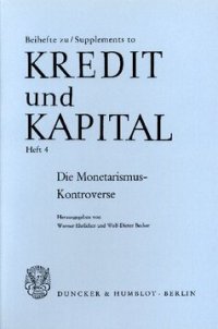 cover of the book Die Monetarismus-Kontroverse: Eine Zwischenbilanz